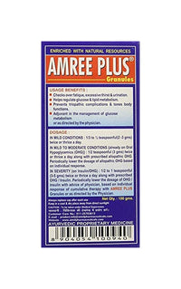 Thumbnail for Aimil Ayurvedic Amree Plus Granules Dosage