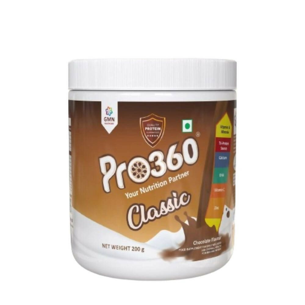 Pro360 Classic Daily Wellness Nutritional Protein Health Drink Supplement Powder - Distacart