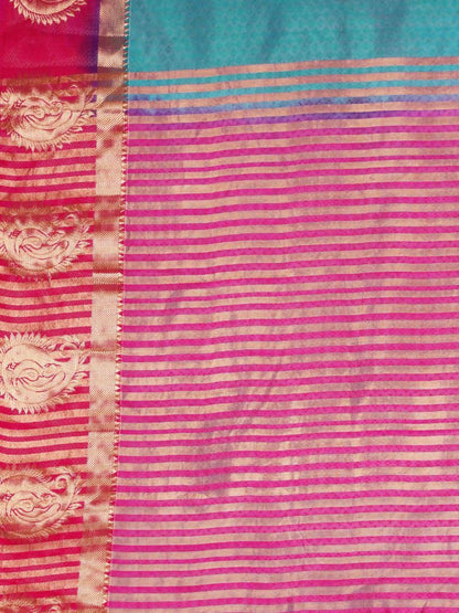 Kalamandir Ikkat Print Multi Color Uppada Party Wear Saree
