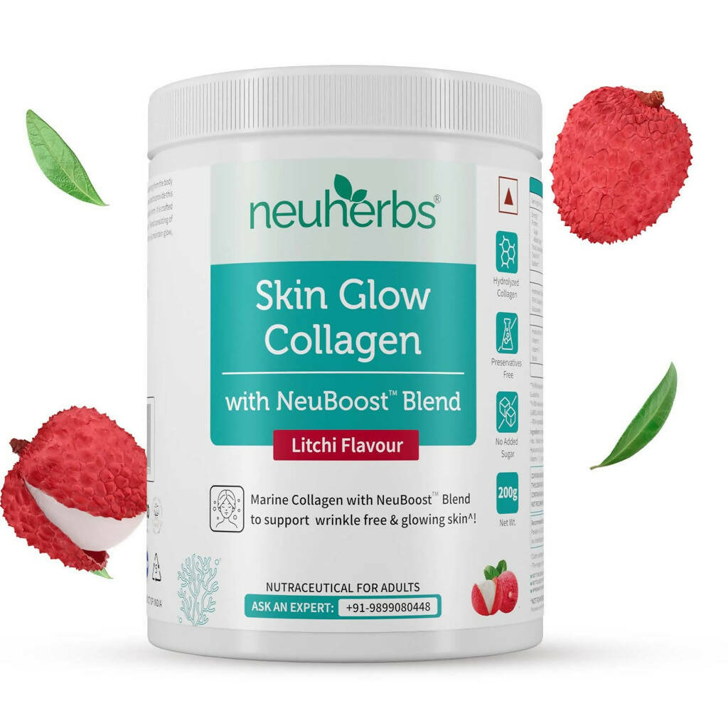Neuherbs Skin Glow Collagen Powder with NeuBoost Blend - Distacart