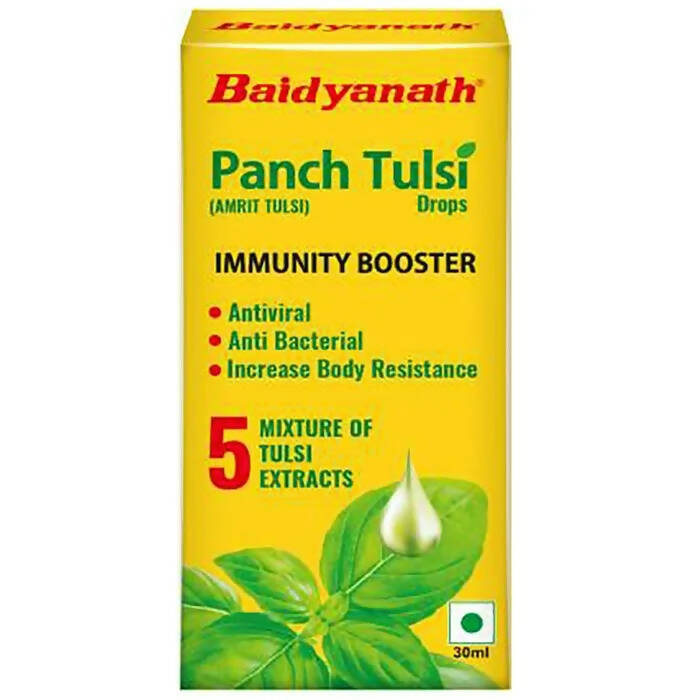 Baidyanath Kolkata Panch Tulsi (Amrit Tulsi) Drop - Distacart