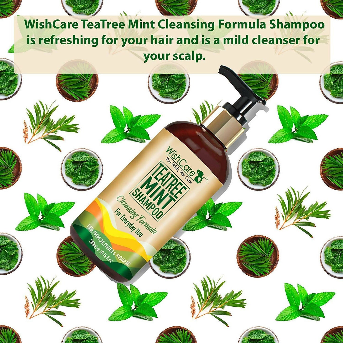 Wishcare Tea Tree Mint Shampoo - Distacart