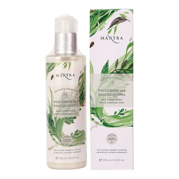 Mantra Herbal Fenugreek and Rajanigandha Hair Conditioner For Dry & Damaged Hair - Distacart