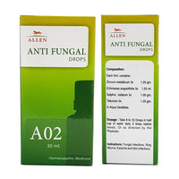 Thumbnail for Allen Homeopathy A02 Anti Fungal Drops
