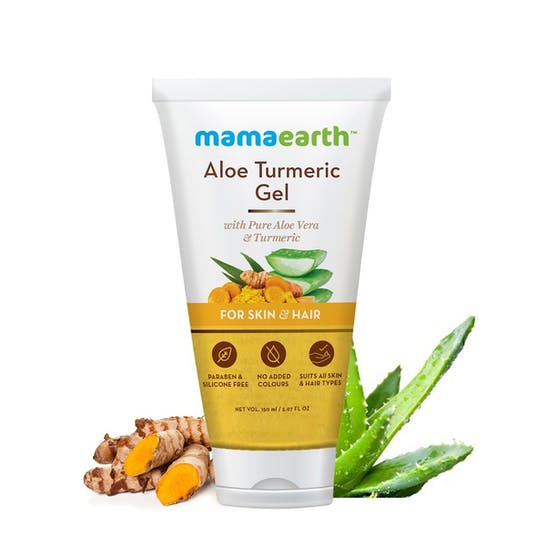 Mamaearth Aloe Turmeric Gel For Skin & Hair 150ml