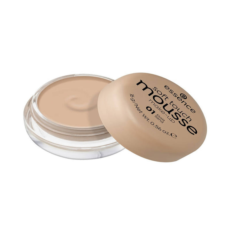 Essence Soft Touch Make-Up Mousse Foundation - Matt Sand 01 - Distacart
