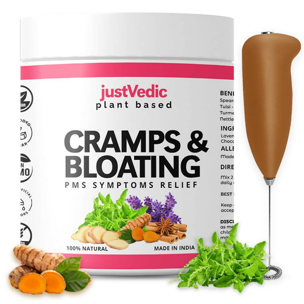 Just Vedic Cramps & Bloating Drink Mix - Distacart