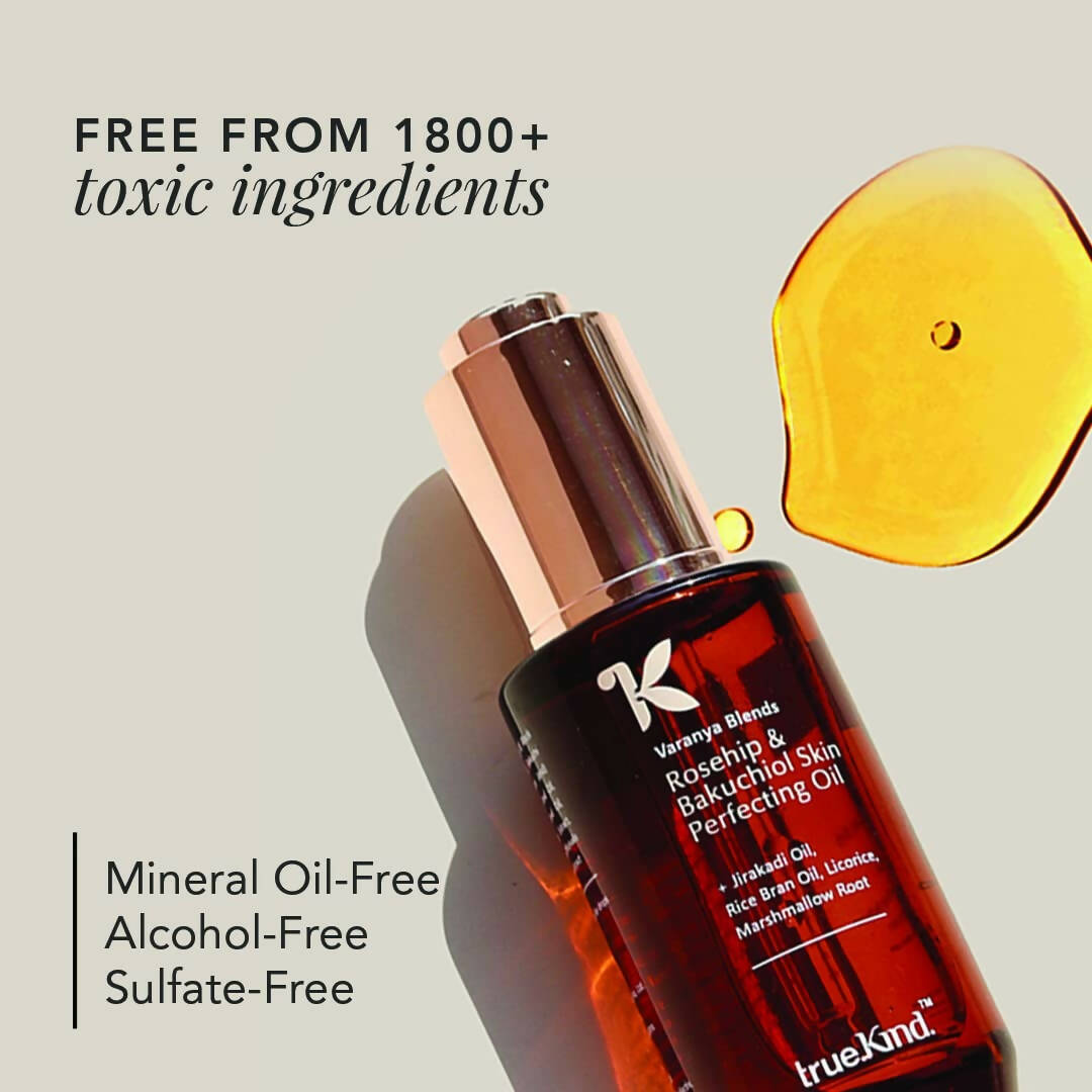 True Kind Varanya Blends Rosehip & Bakuchiol Skin Perfecting Oil - Distacart
