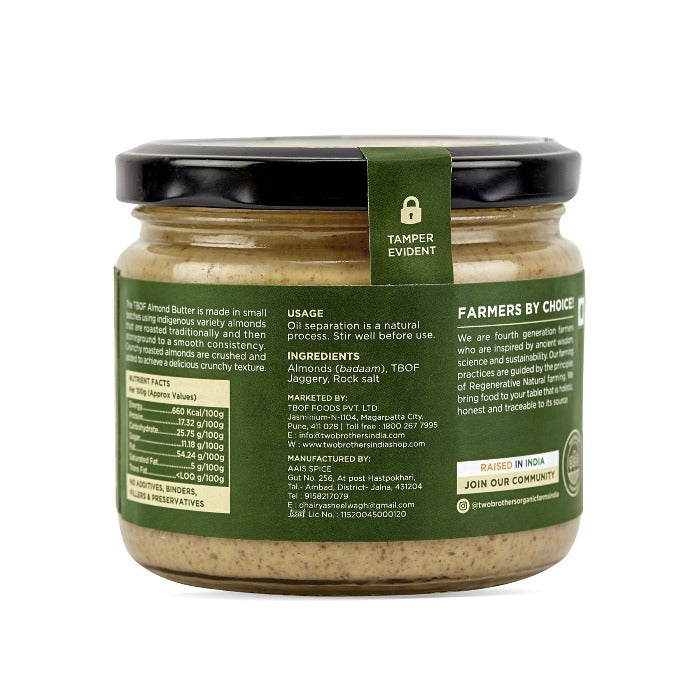 Amorearth Crunchy Almond Butter 300 gm