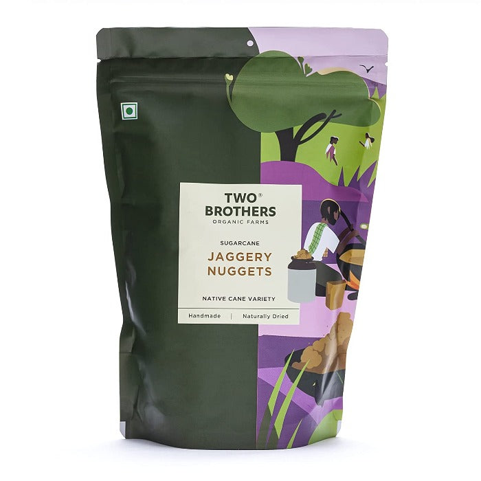 Two Brothers Organic Farms Sugarcane Jaggery Nuggets