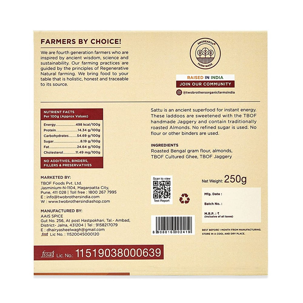 Organic Farms Sattu Laddu