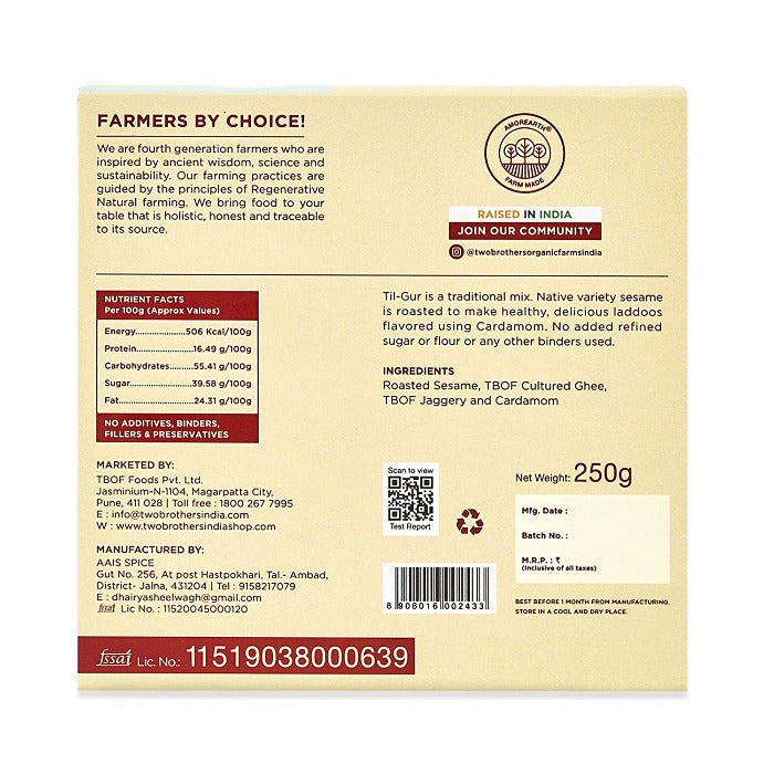  Handrolled Til Gur Laddoo