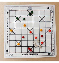 Thumbnail for Ancient Living Chauka Bara Four-Player Game , Ashta Chamma