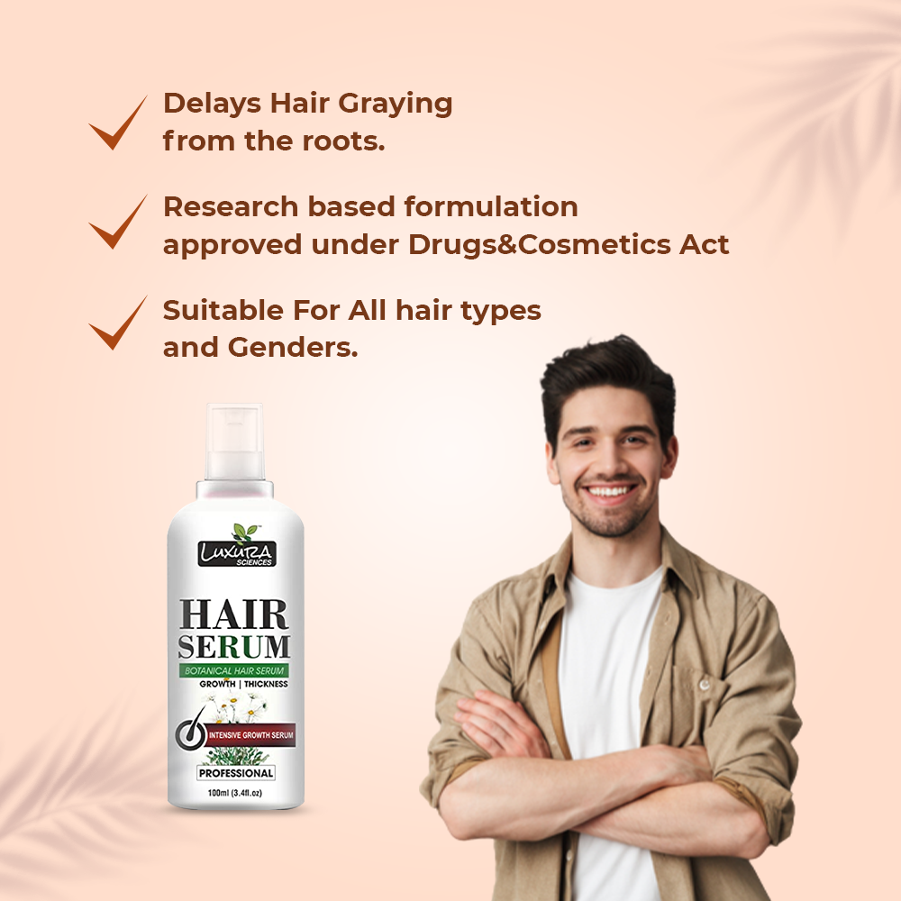 Luxura Sciences Natural Hair Serum/Tonic - Distacart