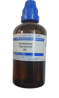Thumbnail for SBL Homeopathy Antimonium Tartaricum Dilution 30C