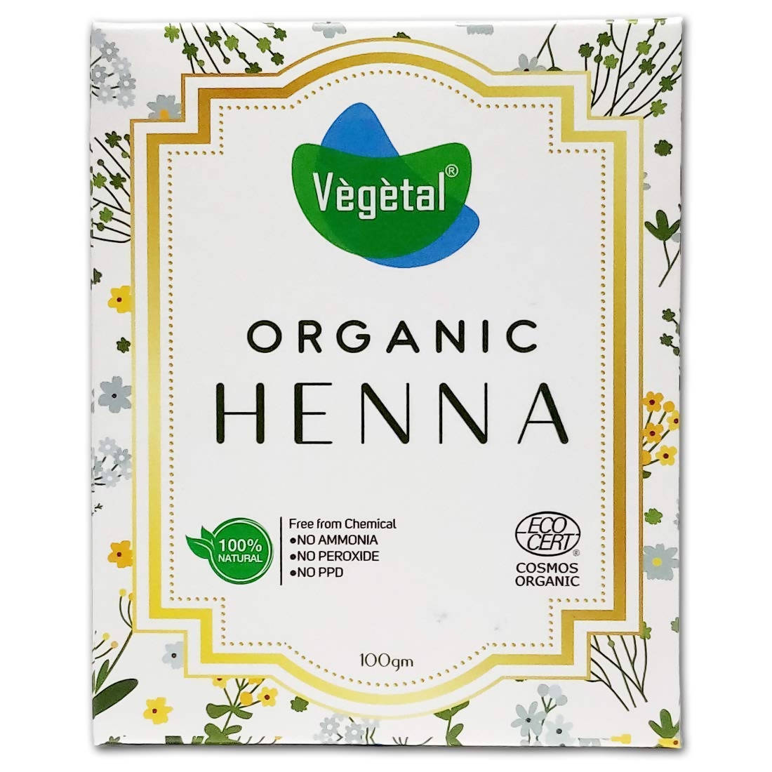 Vegetal Organic Henna Powder For Hair - Distacart
