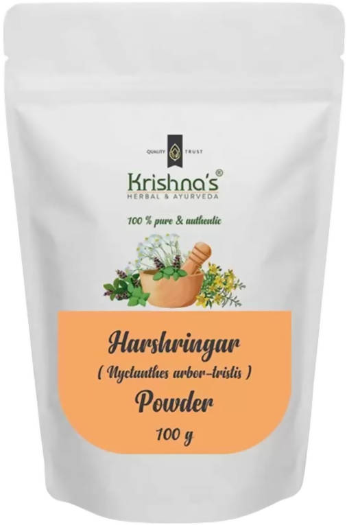 Krishna's Herbal & Ayurveda Harshringar Powder - Distacart