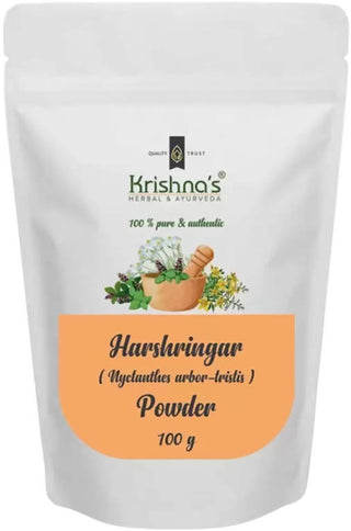 Krishna's Herbal & Ayurveda Harshringar Powder - Distacart