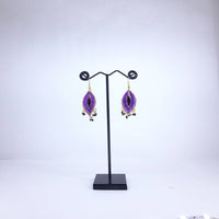 Thumbnail for Hand weaved Earrings Feather collection