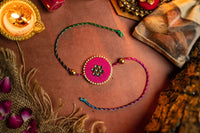 Thumbnail for Nirmalaya Rakhi Raksha Sutra Pink - Distacart