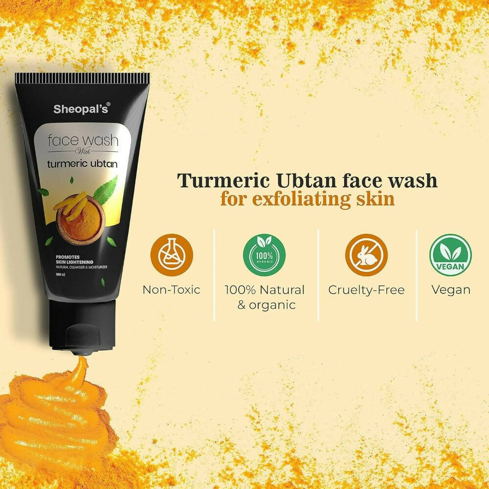 Sheopal's Turmeric Ubtan Face Wash - Distacart