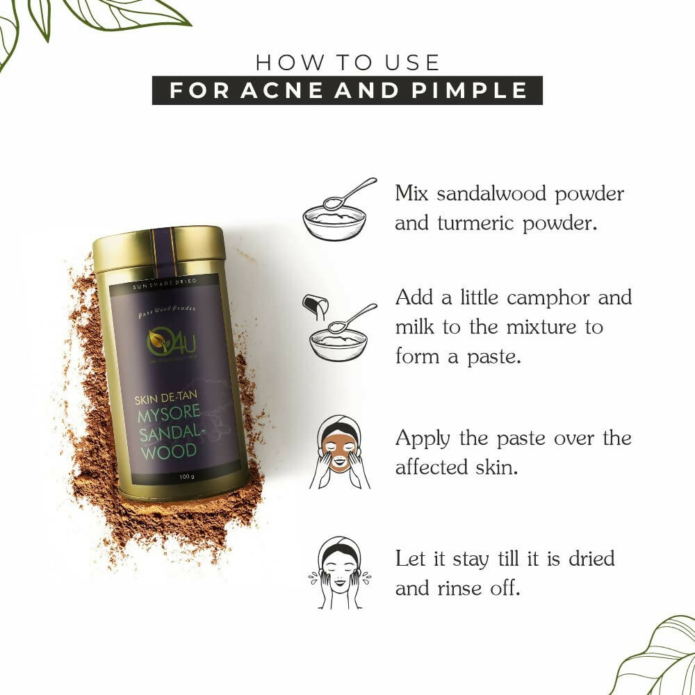 O4U Skin De-Tan Mysore Sandalwood Powder - Distacart