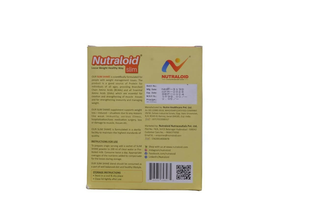 Nutraloid Slim Weight Loss Protein Powder (Mango) - Distacart