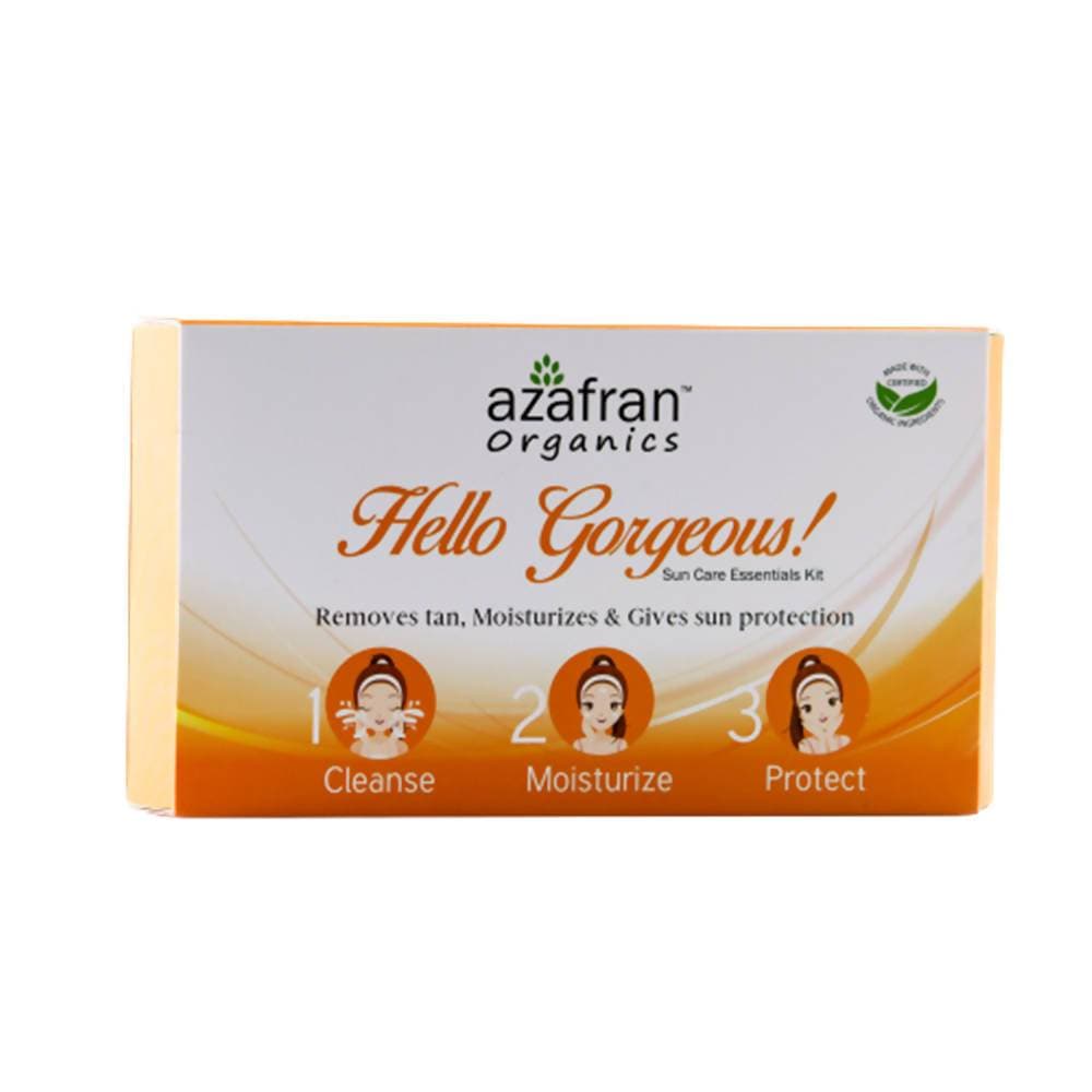 Azafran Organics Hello Gorgeous Sun Care Essentials Kit - Distacart