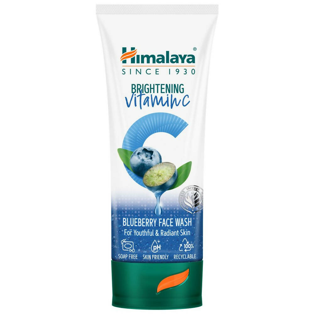 Himalaya Herbals Brightening Vitamin C Blueberry Face Wash - Distacart