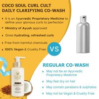 Thumbnail for Coco Soul Curl Cult Daily Clarifying Co-Wash - Distacart
