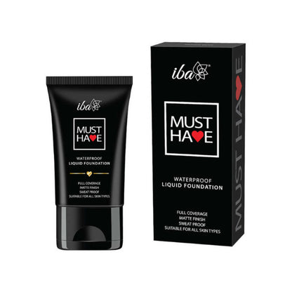 Iba Must Have Waterproof Liquid Foundation - Medium Beige - Distacart