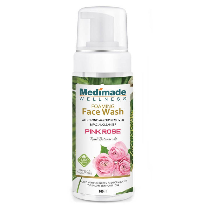 Medimade Wellness Foaming Face Wash With Pink Rose