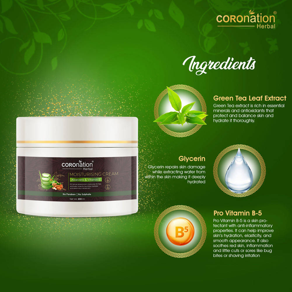 Coronation Herbal Fuji Matcha Green Tea Moisturizing Cream - Distacart