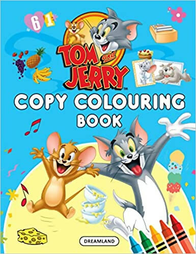 Dreamland Tom and Jerry Copy Colouring Book - Distacart