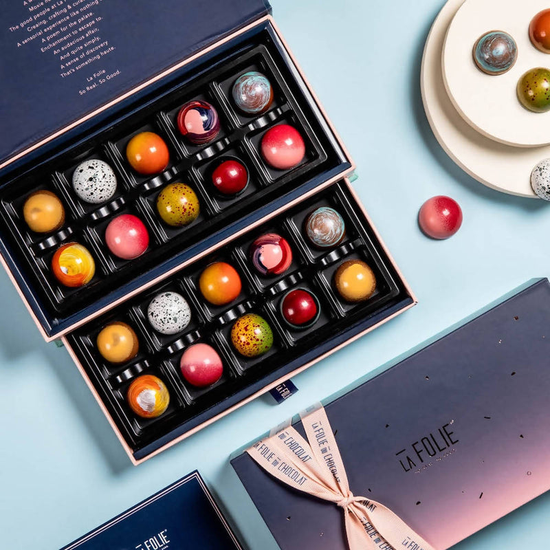 La Folie Box Of 20 - Bonbons (Assorted) - Distacart