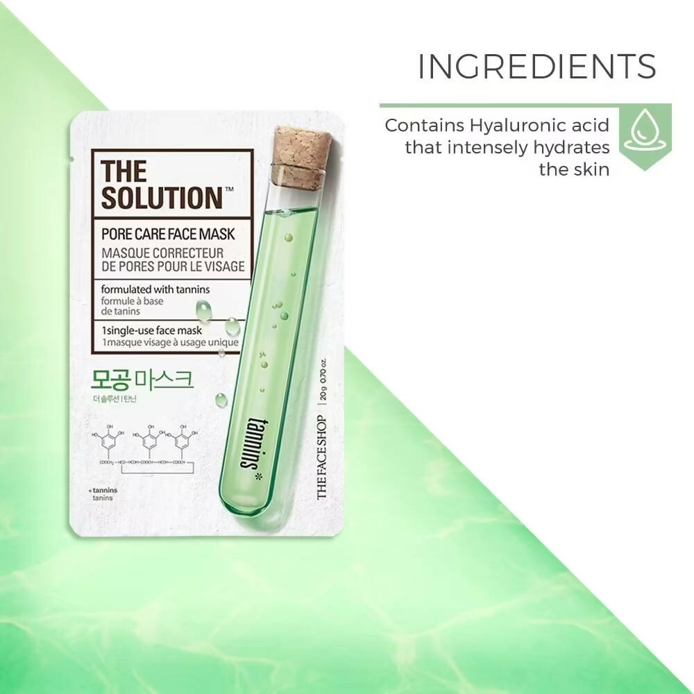 The Face Shop The Solution Pore Care Face Mask - Distacart