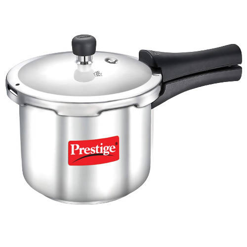 Prestige Popular Stainless Steel Pressure Cooker, Silver
