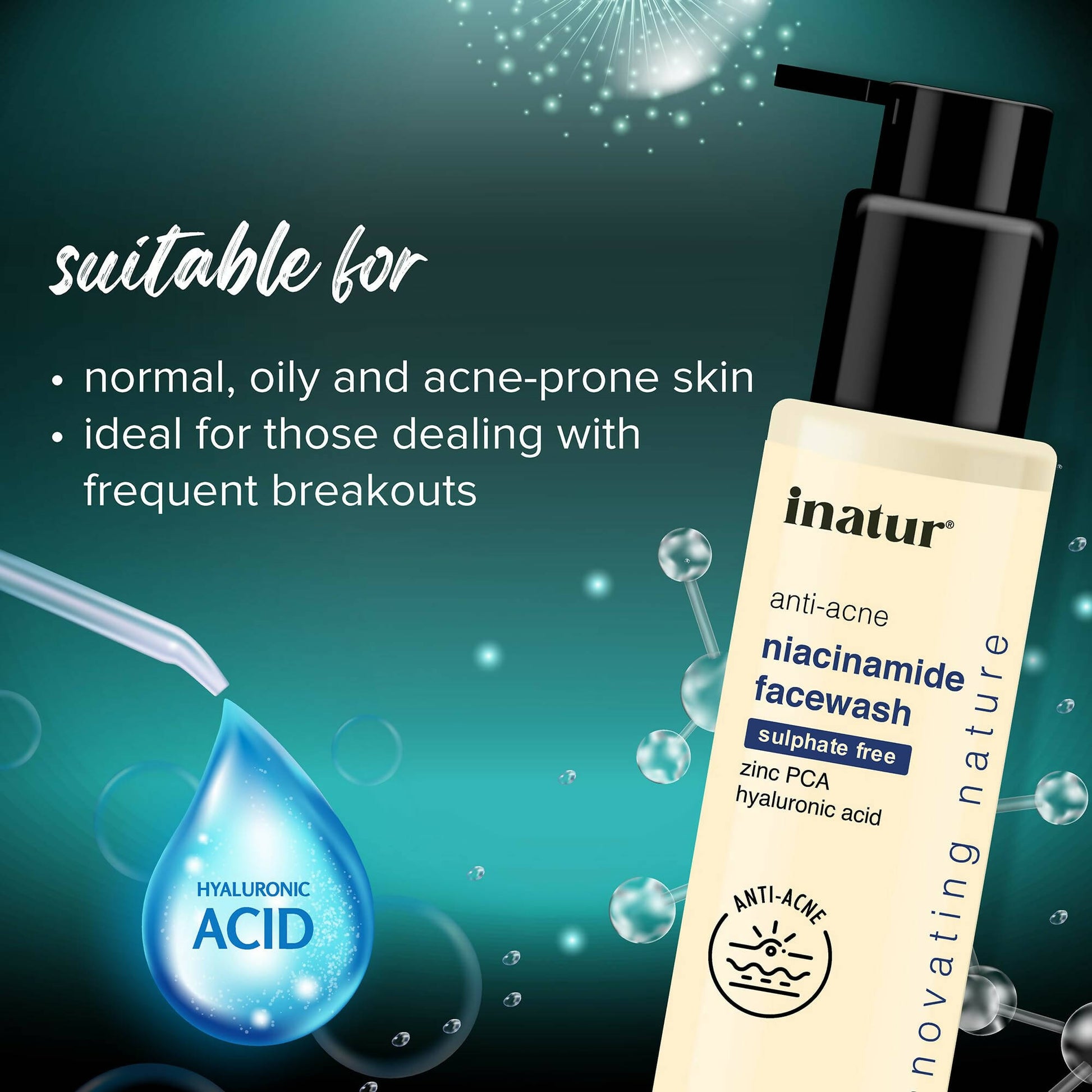 Inatur Niacinamide Face Wash - Distacart