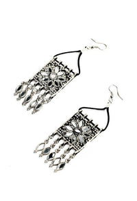 Thumbnail for Tehzeeb Creations Oxidised Necklace And Earrings With Mirror Design