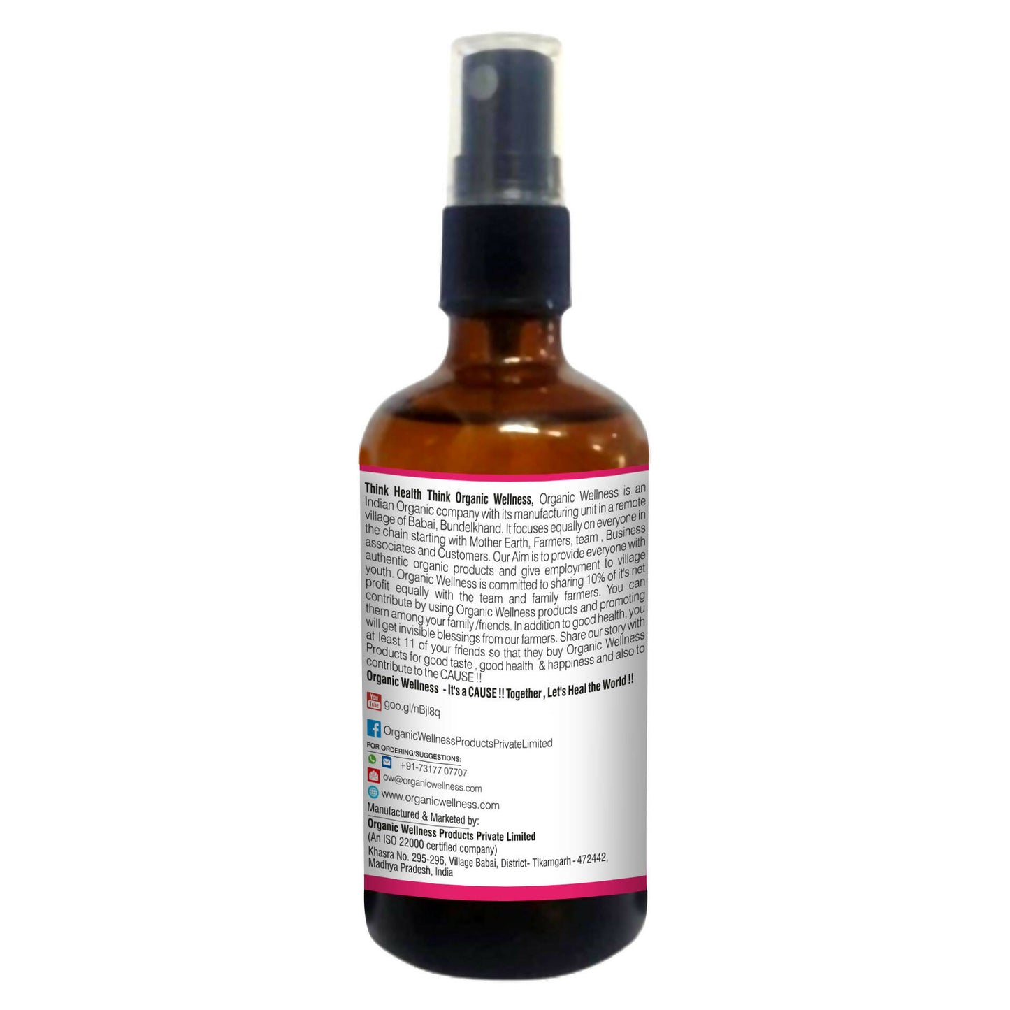 Organic Wellness Rose Water Gentle Cleanser - Distacart