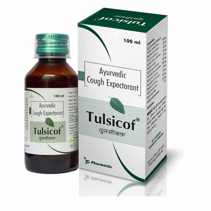 Tulsicof Ayurvedic Cough Syrup- 100 ml - Distacart