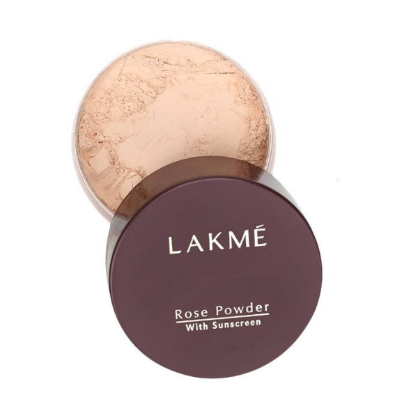 Lakme Rose Face Powder With Sunscreen - Soft Pink - Distacart