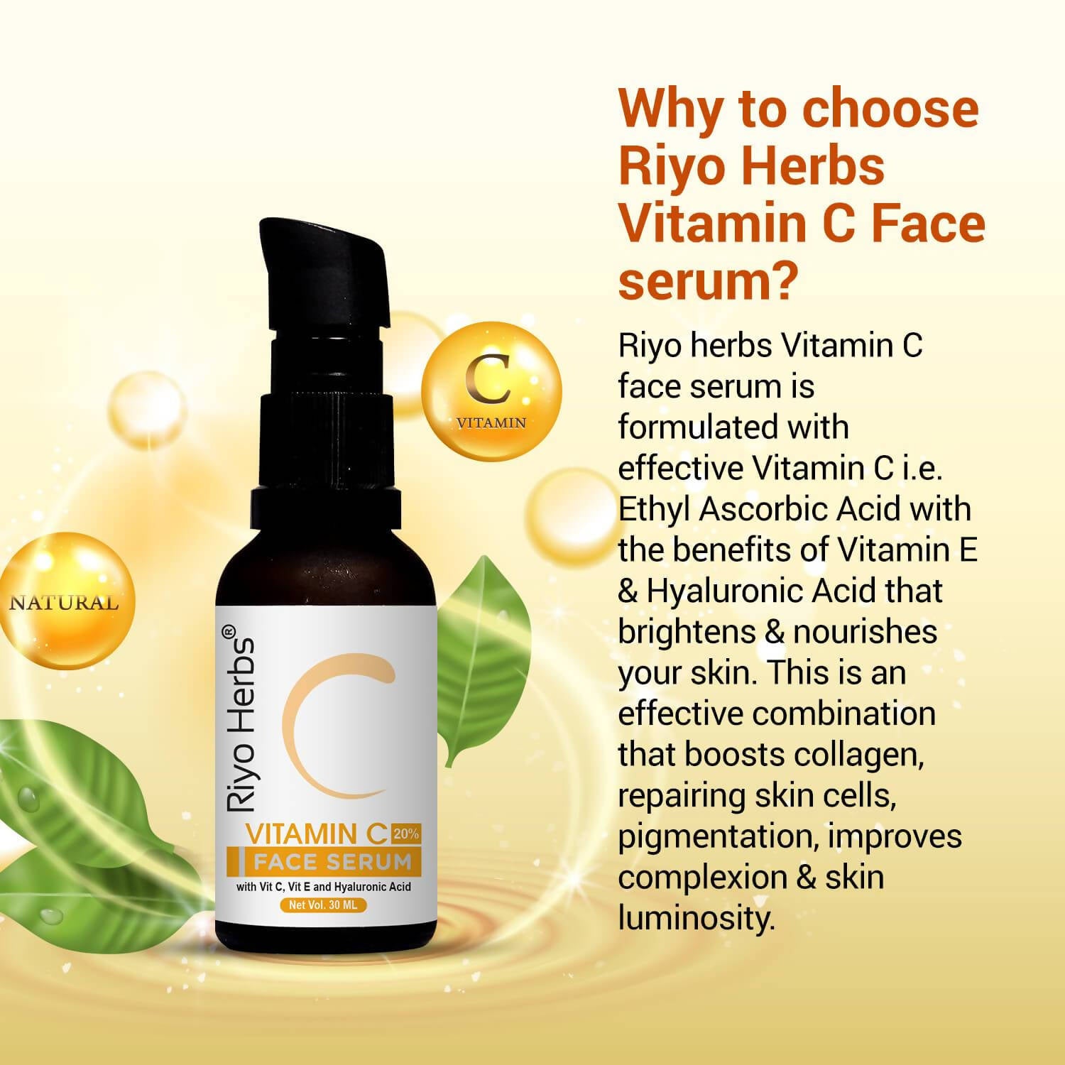 Riyo Herbs Vitamin C Face Serum