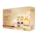 Thumbnail for Lotus Herbals Radiant Gold Cellular Glow Facial Kit For All Skin Types - Distacart