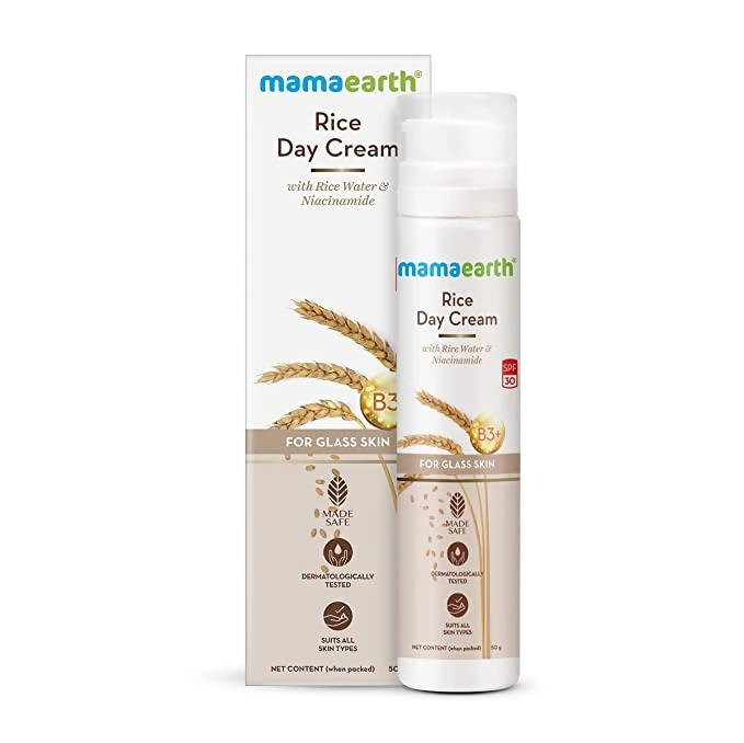 Mamaearth Rice Day Cream With Rice Water & Niacinamide - Distacart