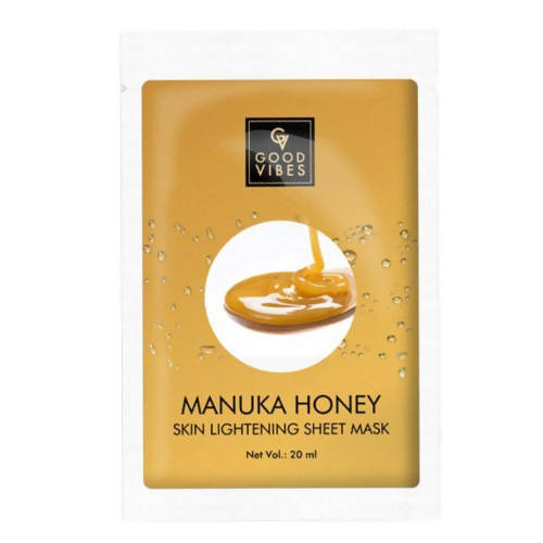 Good Vibes Manuka Honey Skin Lightening Sheet Mask