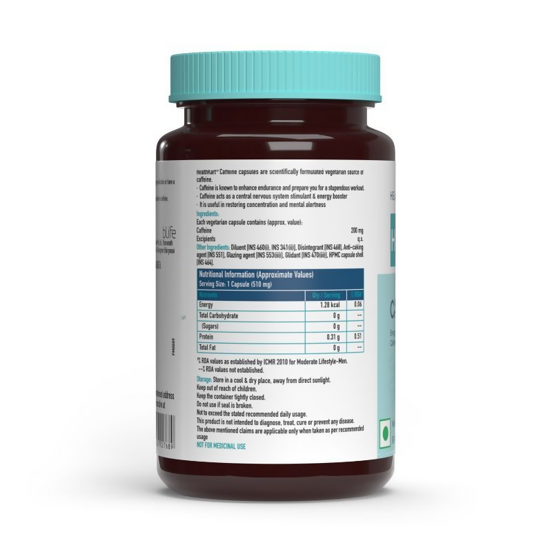 HK Vitals Caffeine Capsules - Distacart