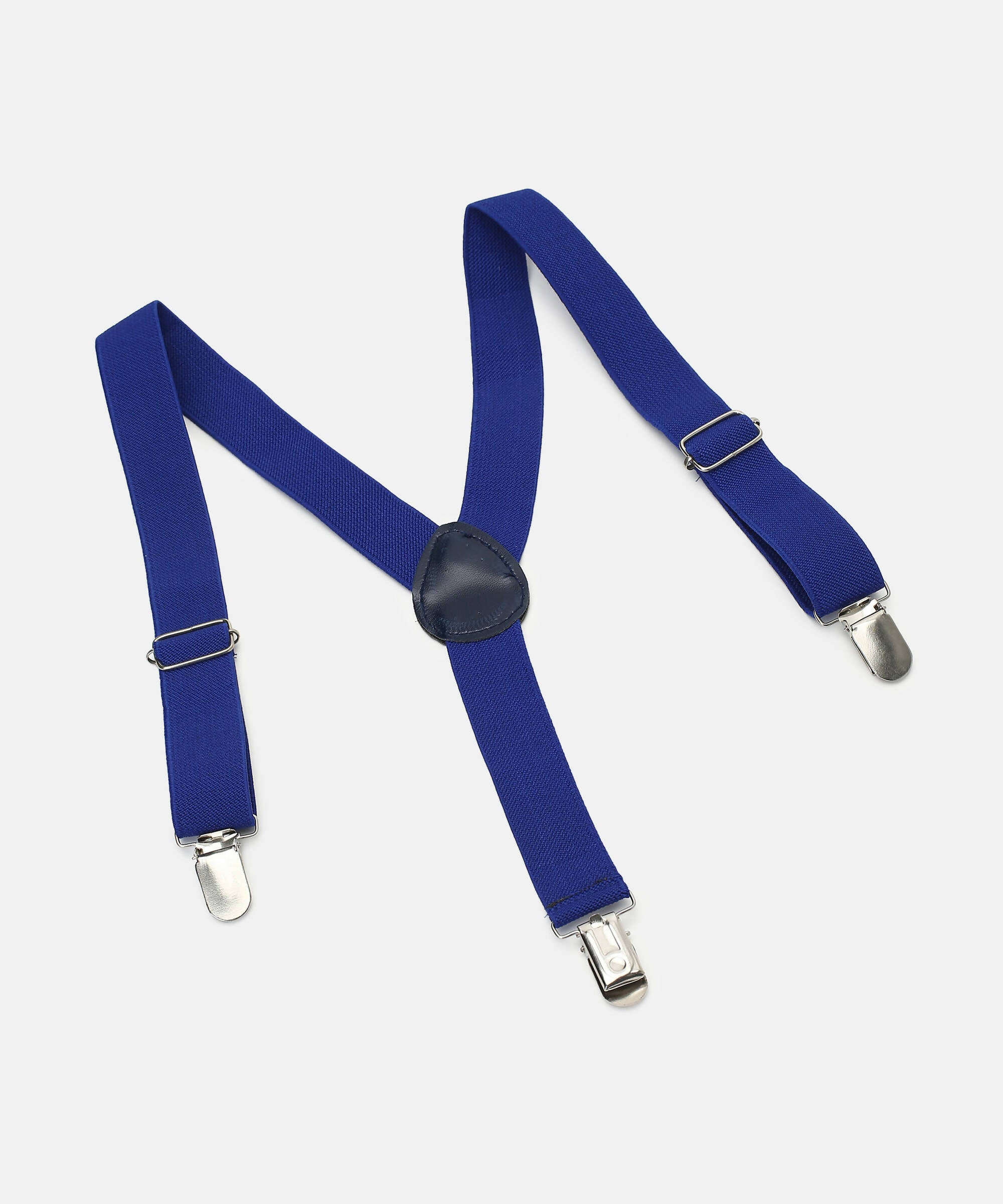 Manet Boys Solid Suspenders - Dark Blue - Distacart