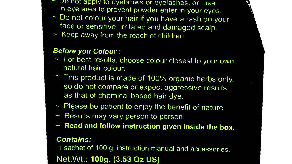 Radico Organic Hair Colour-Brown - Distacart