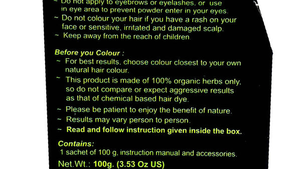 Radico Organic Hair Colour-Brown - Distacart